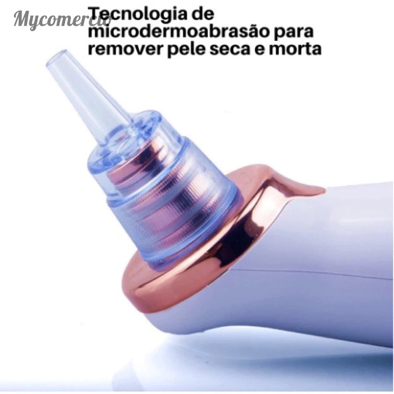 Removedor Cravos e Espinhas Extrator de Cravos Sucção a Vácuo Aparelho Recarregável Sugador Remove Acne